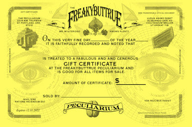 Gift certificate