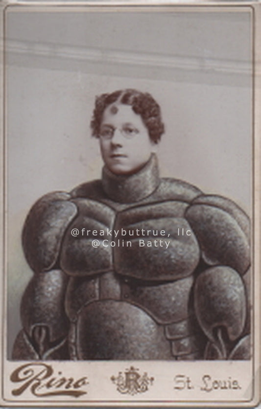 Original Cabinet Card - CC069 Armored Woman #3