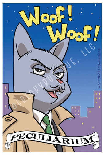 Barking Cat Sticker