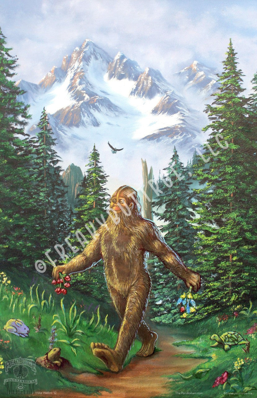 A new, 11" x 17" printed poster from the (NERC) painting by Mike Wellins. NERC stands for Non Elective Retroactive Collaboration. Comes rolled in a sturdy tube.
