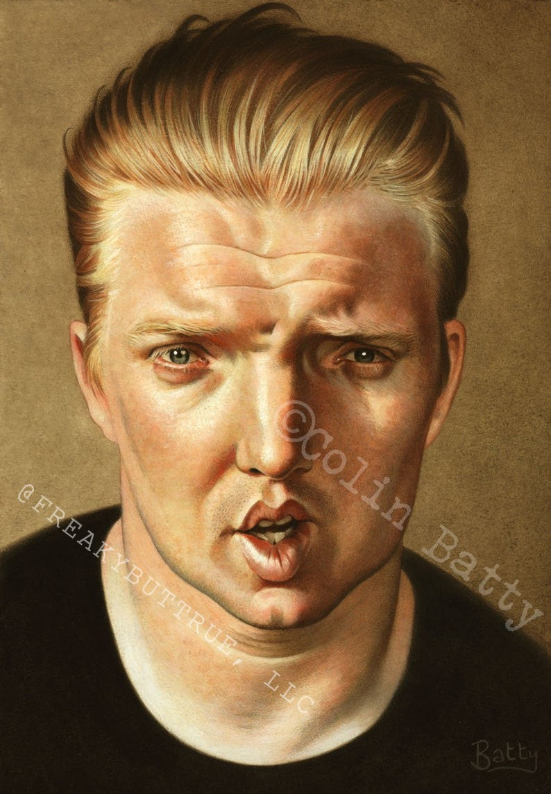 Colin Batty has contributed to Freakybuttrue and the Peculiarium for many years and graces this site with his amazing work.