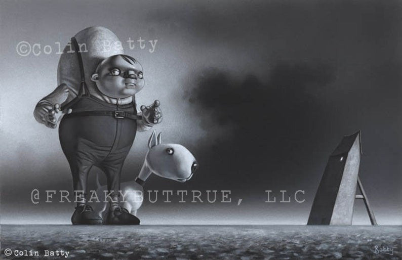 Colin Batty has contributed to Freakybuttrue and the Peculiarium for many years and graces this site with his amazing work.