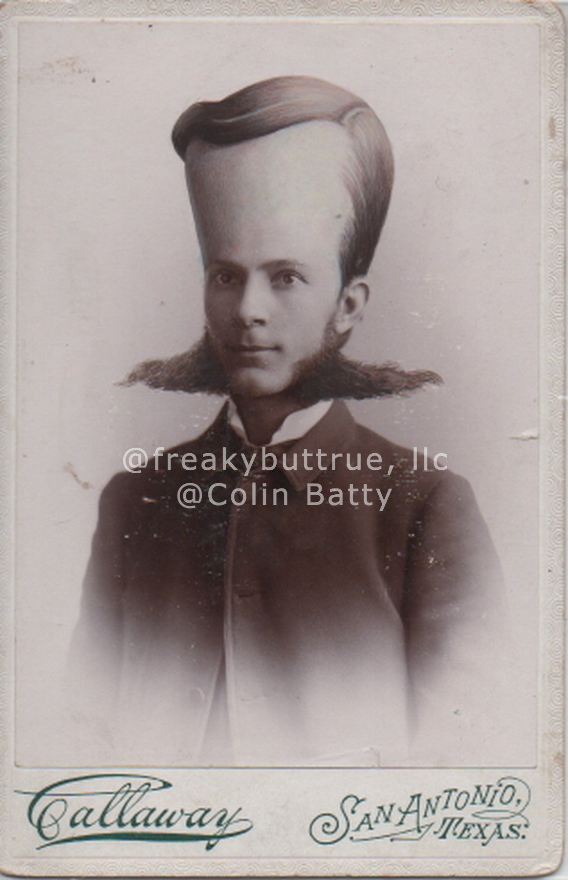 Original Cabinet Card - CC029 W.T. Featherbrush