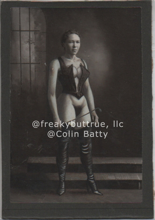 SOLD Original Cabinet Card - CC079 Dominatrix