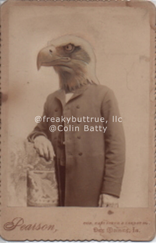 Eagle Man Print by Colin Batty