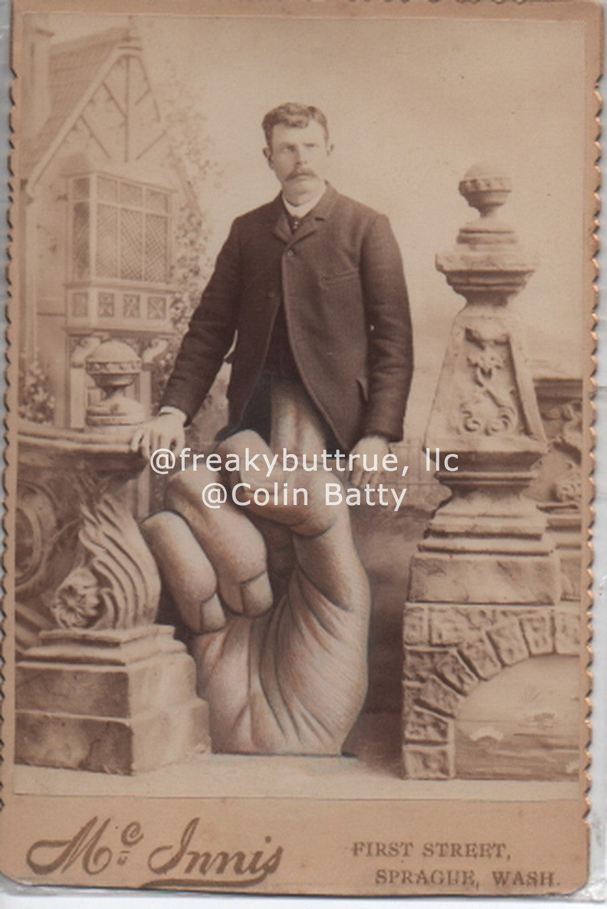 Finger Puppet Man Print by Colin Batty