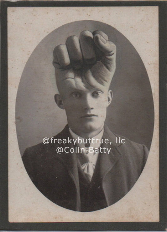 Original Cabinet Card - CC193 Fist Head