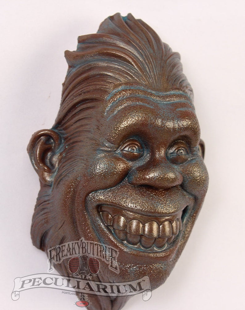 Grinning Bigfoot Wall Bust by Colin Batty