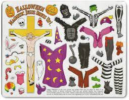 Jesus Dress Up Magnet Set - Halloween Edition