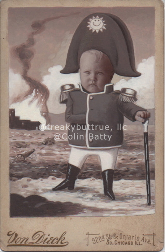 Original Cabinet Card - CC205 Napoleon Baby