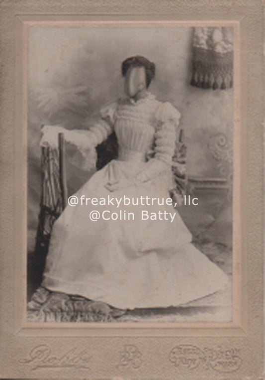 Original Cabinet Card - CC085 Nose Woman