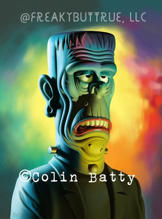 Colin has contributed to Freakybuttrue and the Peculiarium for many years and graces this site with his amazing work.