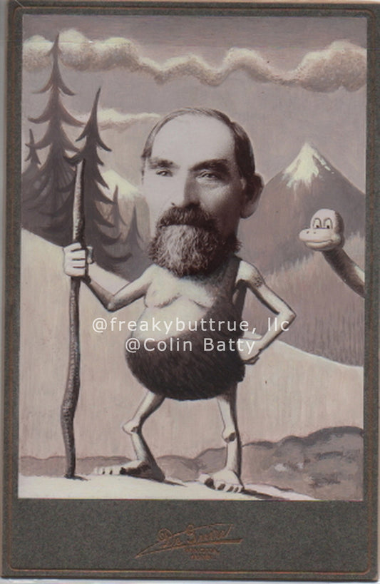 Well-Groomed Caveman with Spear Print by Colin Batty