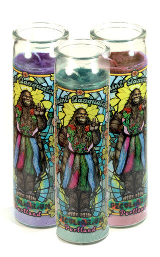 Sasquatch Devotional Candle