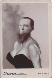 Original vintage cabinet cards modified by Colin Batty.