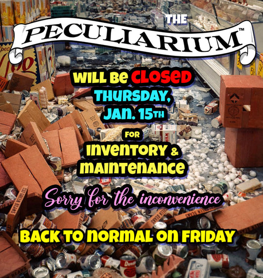 We're closed for inventory / maintenance  on Thursday the 15th. Sorry back on Friday.