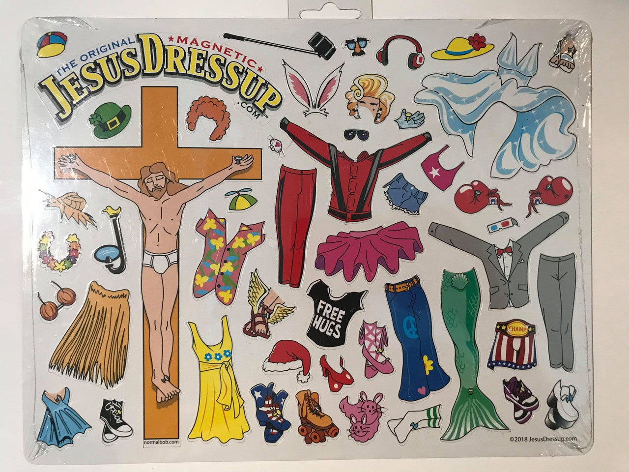 Jesus Dress Up Fridge Magnet Set - Original Set