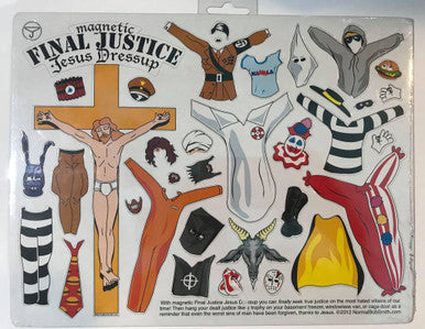 Jesus Dress Up Fridge Magnet Set - Final Justice Edition