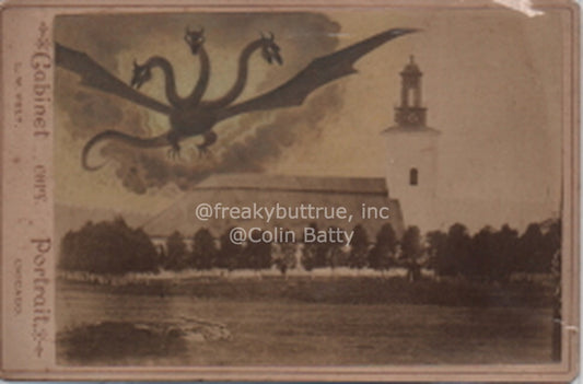 3 Headed Hydra Print by Colin Batty