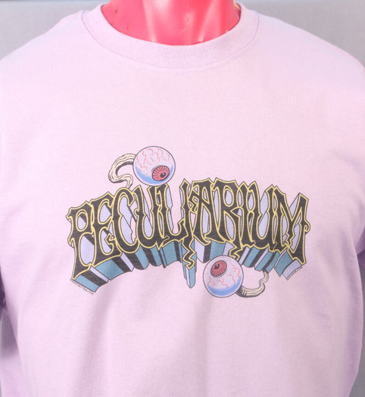 Double Eyeball Logo Tshirt. A Peculiarium original by Colin Batty on a 100% Cotton Tee.