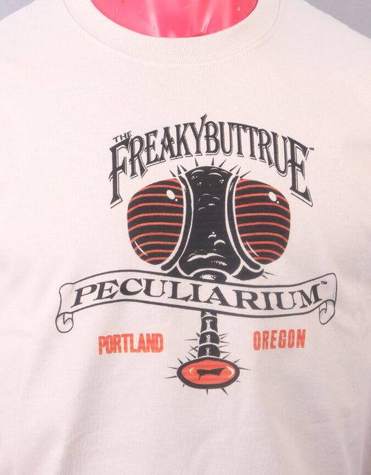 This is it, the official Peculiarium shirt that started it all - The Fly. 100% Cotton, brand new Gildan ultra cotton shirts.