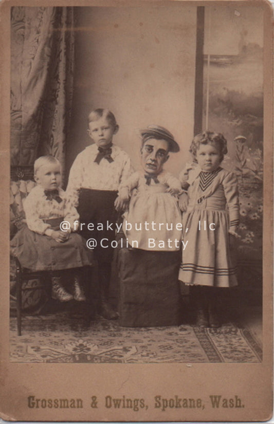 Baby Buster Keaton with Kids Print by Colin Batty