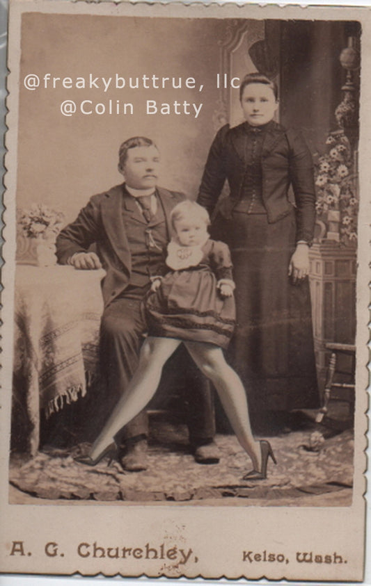 Baby with Sexy Legs Print by Colin Batty