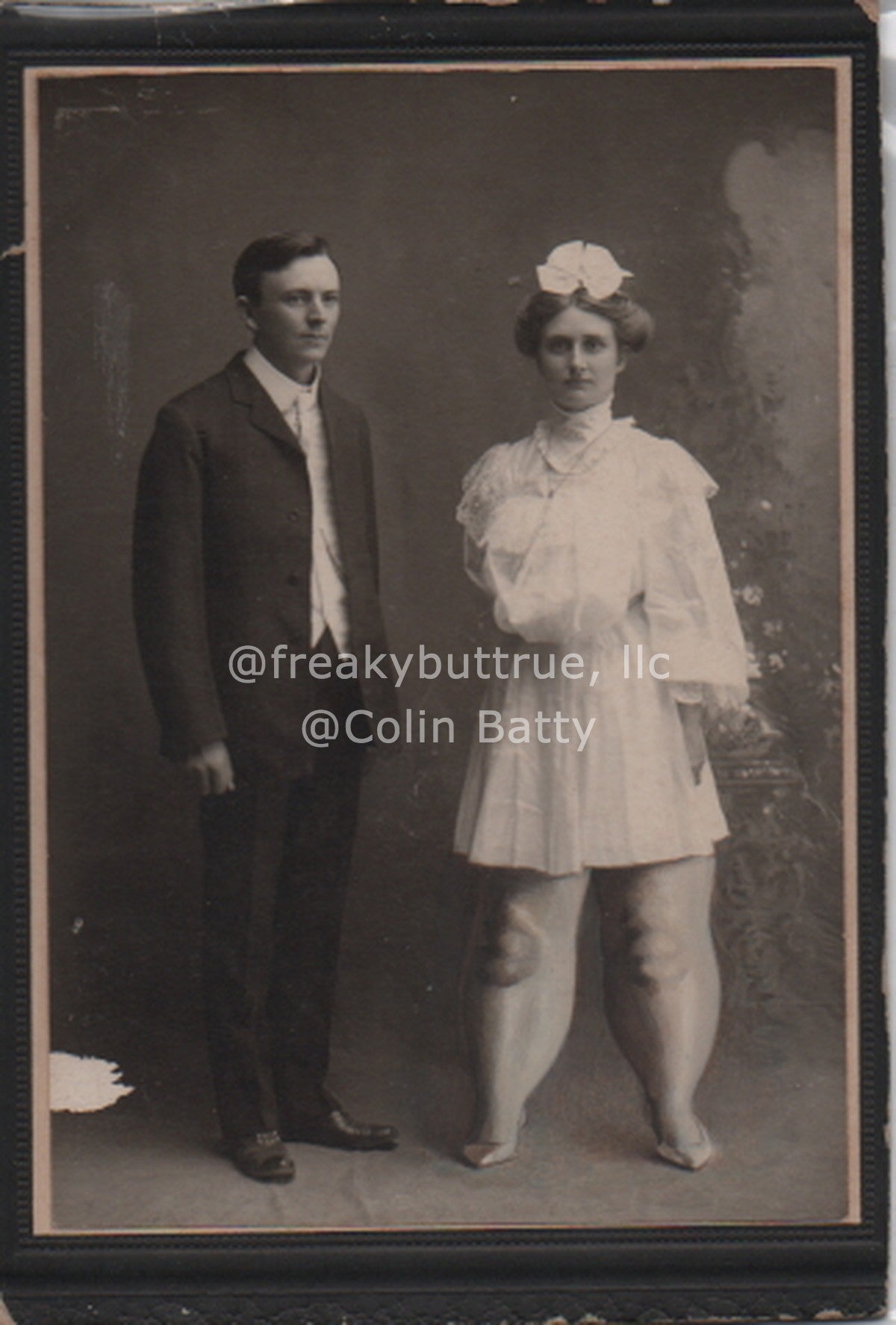 Original Cabinet Card - CC037 Calfshire County Buntings