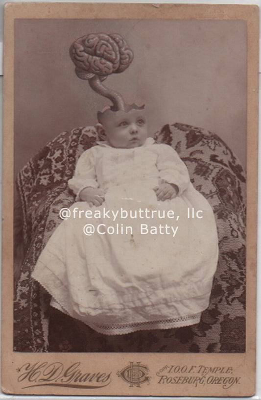Brain Baby Print by Colin Batty