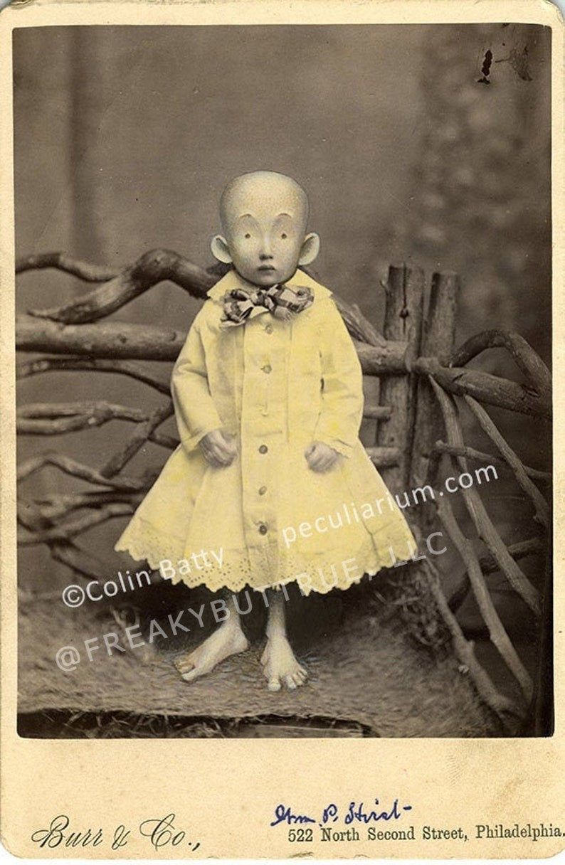 Colin Batty has contributed to Freakybuttrue and the Peculiarium for many years and graces this site with his amazing work.