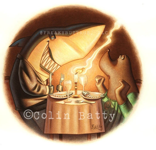 Colin Batty has contributed to Freakybuttrue and the Peculiarium for many years and graces this site with his amazing work.