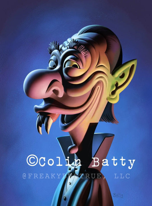 Colin Batty has contributed to Freakybuttrue and the Peculiarium for many years and graces this site with his amazing work.