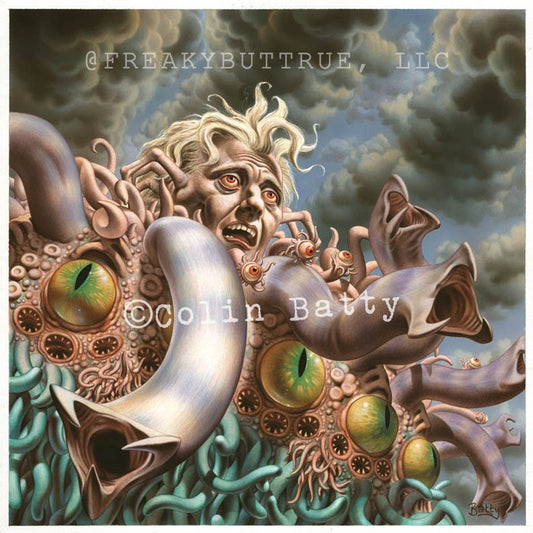 Colin Batty has contributed to Freakybuttrue and the Peculiarium for many years and graces this site with his amazing work.