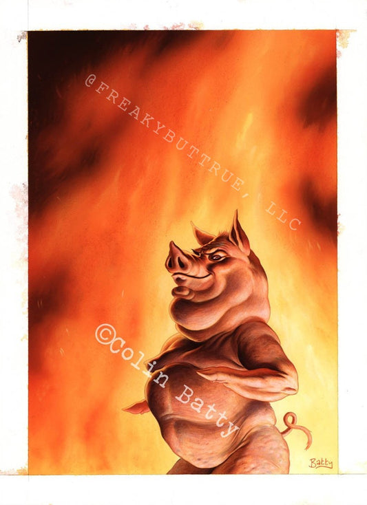 Colin Batty has contributed to Freakybuttrue and the Peculiarium for many years and graces this site with his amazing work.