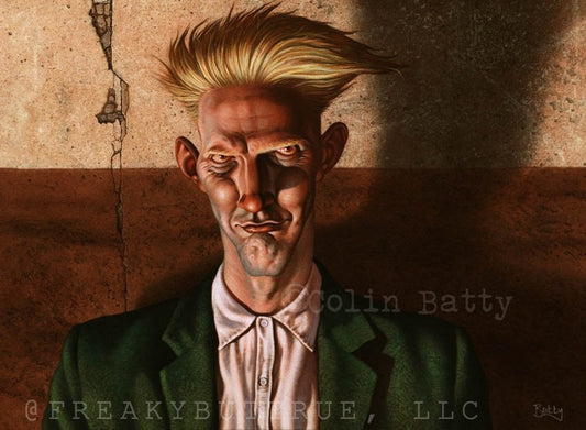 Colin Batty has contributed to Freakybuttrue and the Peculiarium for many years and graces this site with his amazing work.