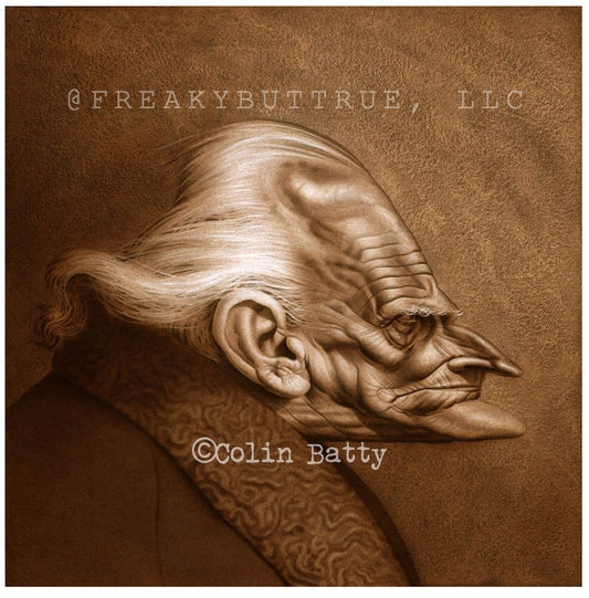 Colin Batty has contributed to Freakybuttrue and the Peculiarium for many years and graces this site with his amazing work.