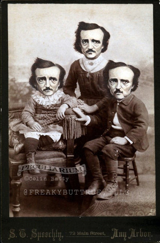 Colin has contributed to Freakybuttrue and the Peculiarium for many years and graces this site with his amazing work.