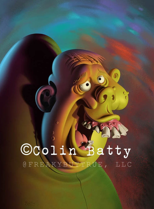 Colin Batty has contributed to Freakybuttrue and the Peculiarium for many years and graces this site with his amazing work.