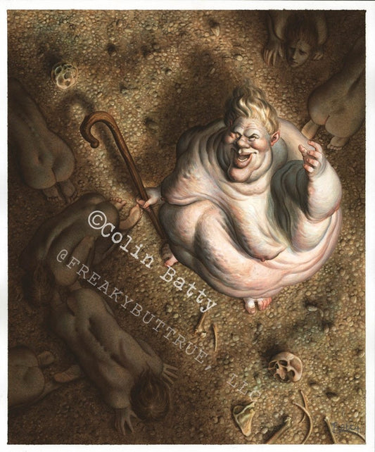 Colin Batty has contributed to Freakybuttrue and the Peculiarium for many years and graces this site with his amazing work.