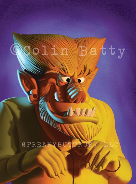 Colin has contributed to Freakybuttrue and the Peculiarium for many years and graces this site with his amazing work.