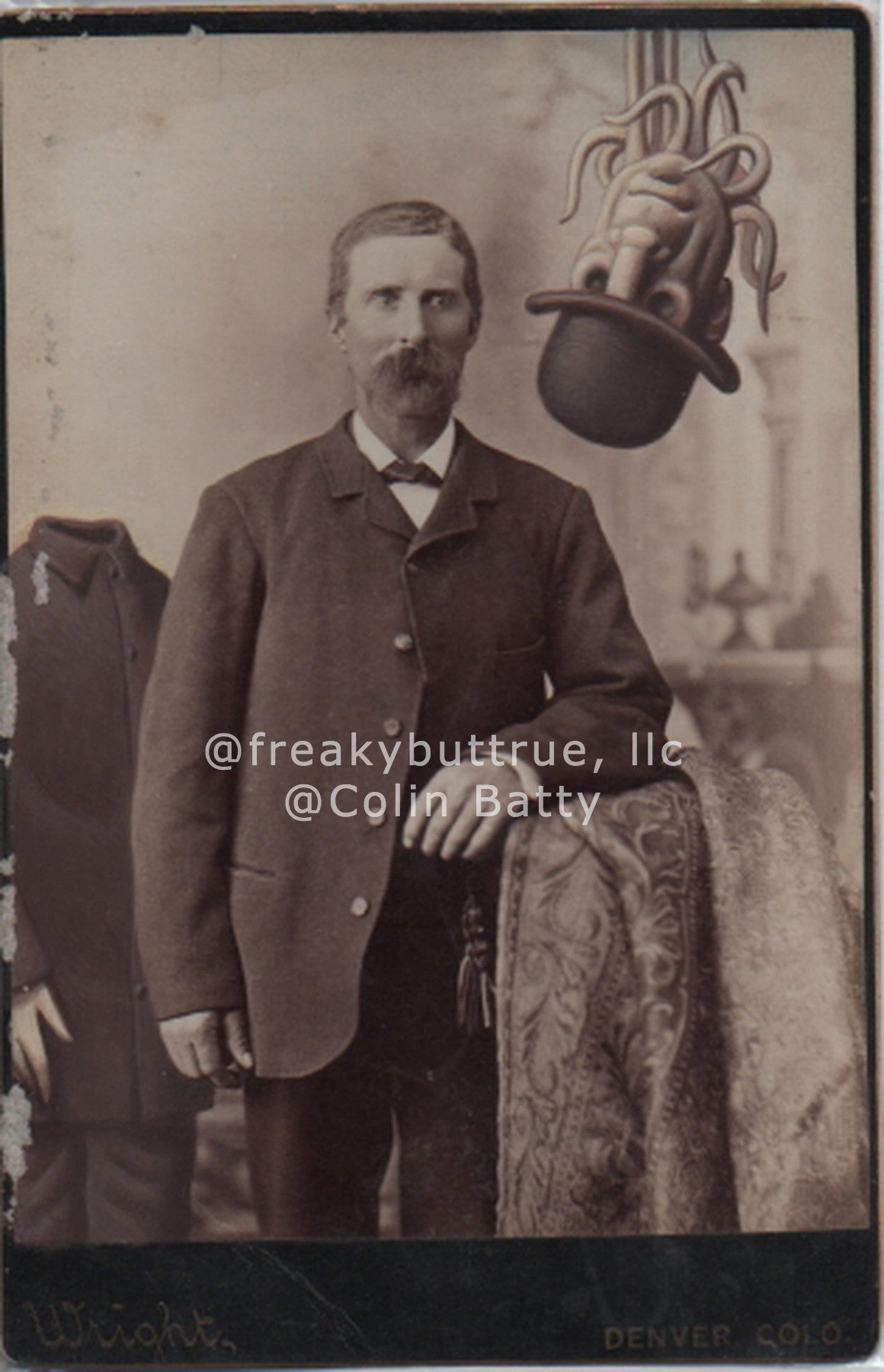 Original Cabinet Card - CC202 Cthulhu Hat Dropping In