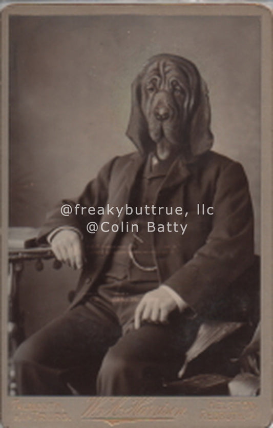 Dog Faced Man Print by Colin Batty