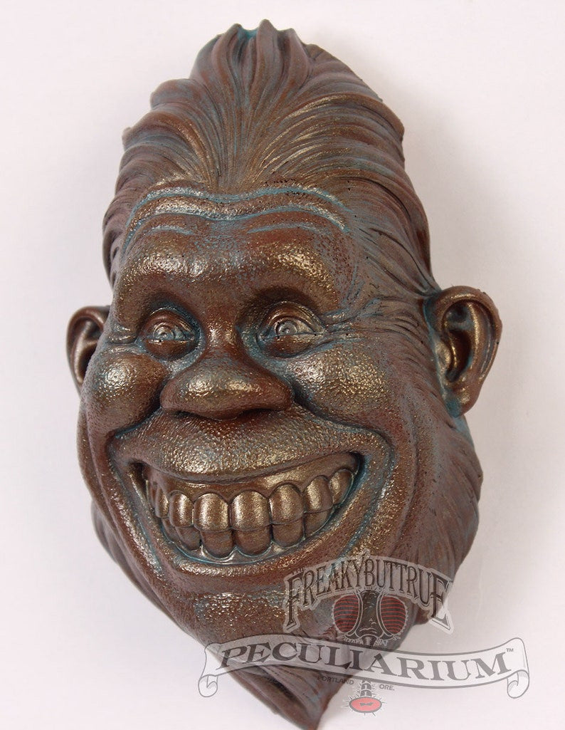 Grinning Bigfoot Wall Bust by Colin Batty
