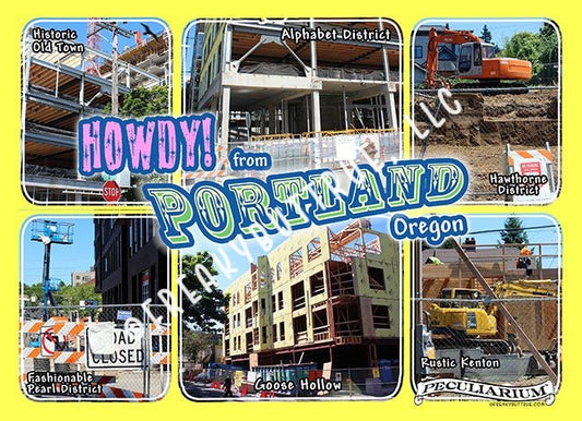 Howdy from Portland! Postcard