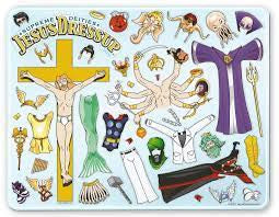 Jesus Dress Up Magnet Set - Deities Edition