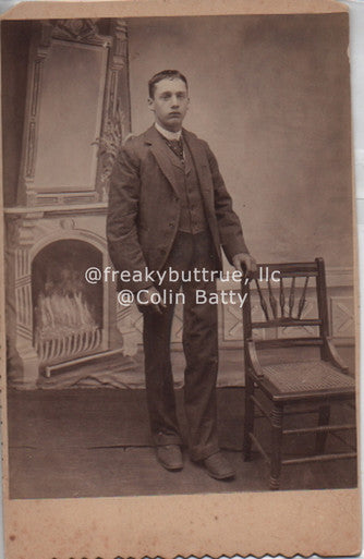 Original Cabinet Card - CC143 Long Bow Legs