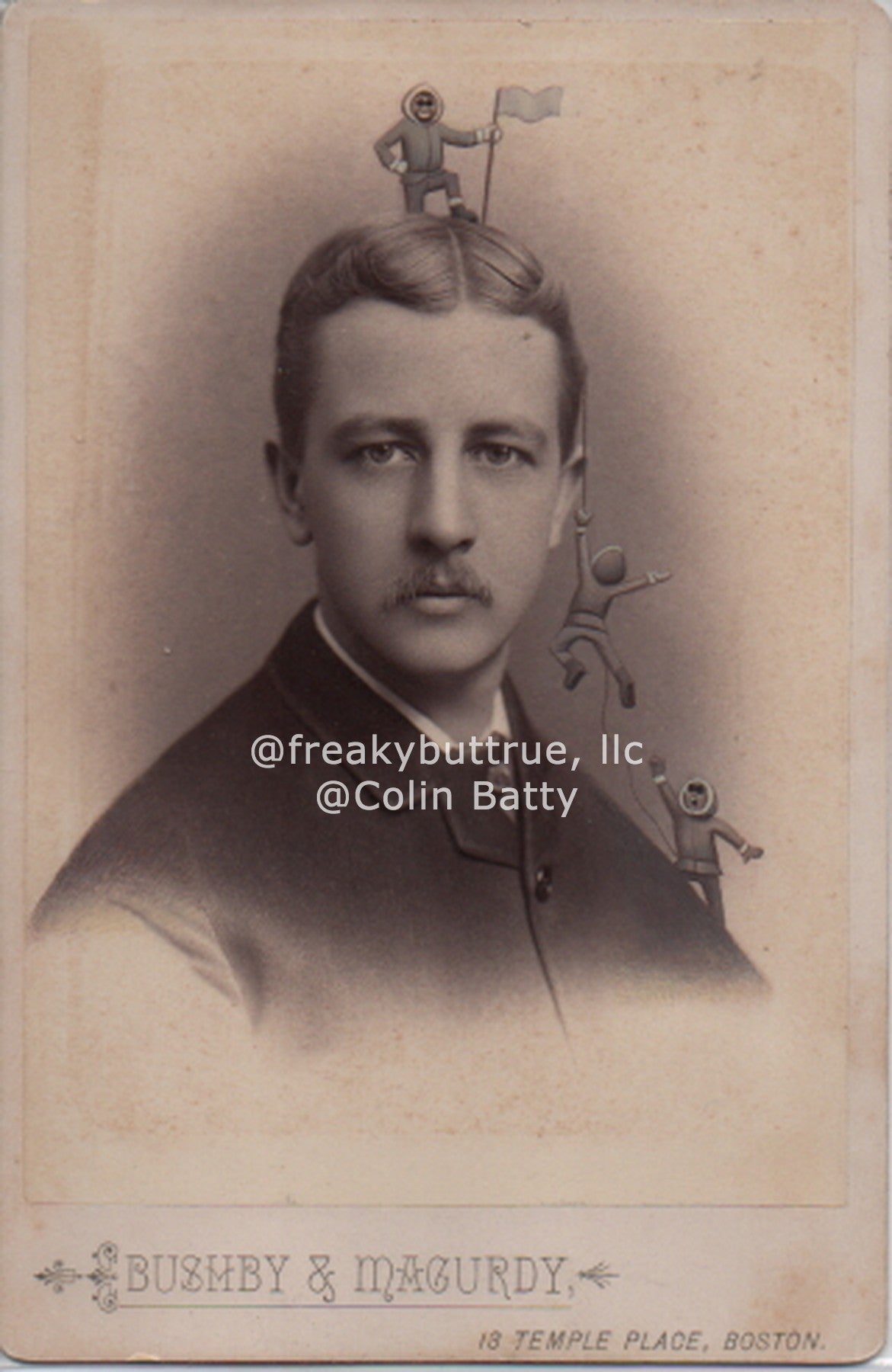 Original Cabinet Card - CC025 Flagstaff Pemberton
