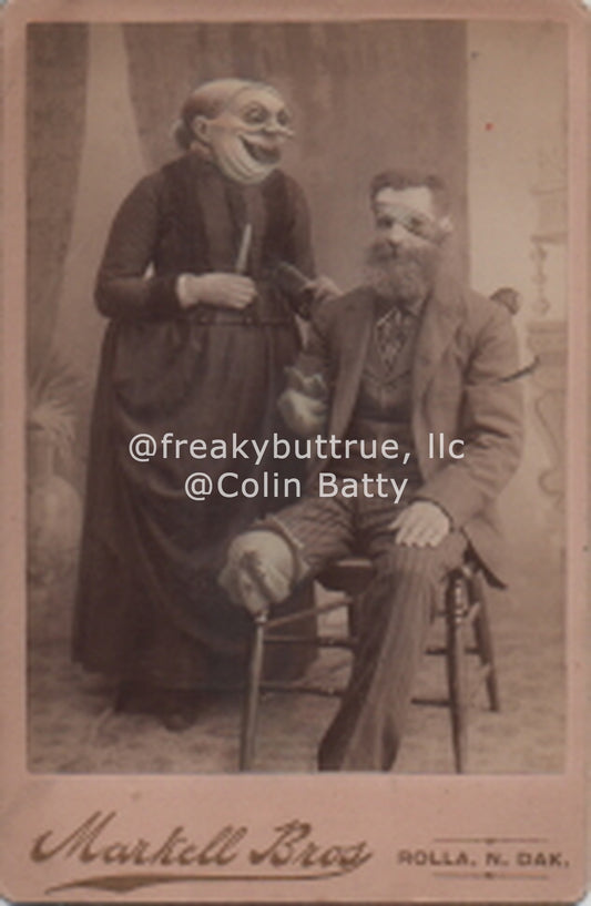 Original Cabinet Card - CC053 Mrs. Carver