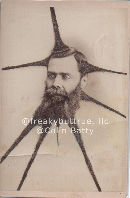 Spider Beard Guy Print by Colin Batty