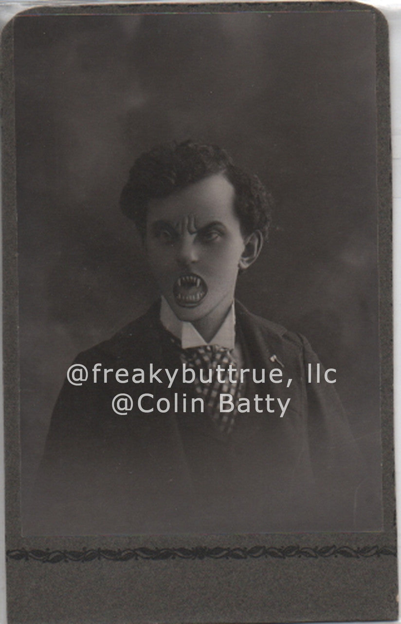 Vampire Man Print by Colin Batty